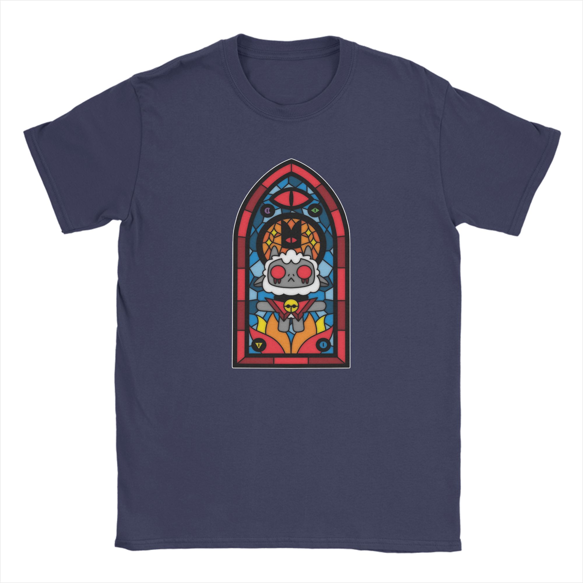 

Humorous Game CCult of the LLamb TShirts for Unisex Round Neck Pure Cotton T Shirts Short Sleeve Tee Shirt Plus Size Tops 4XL