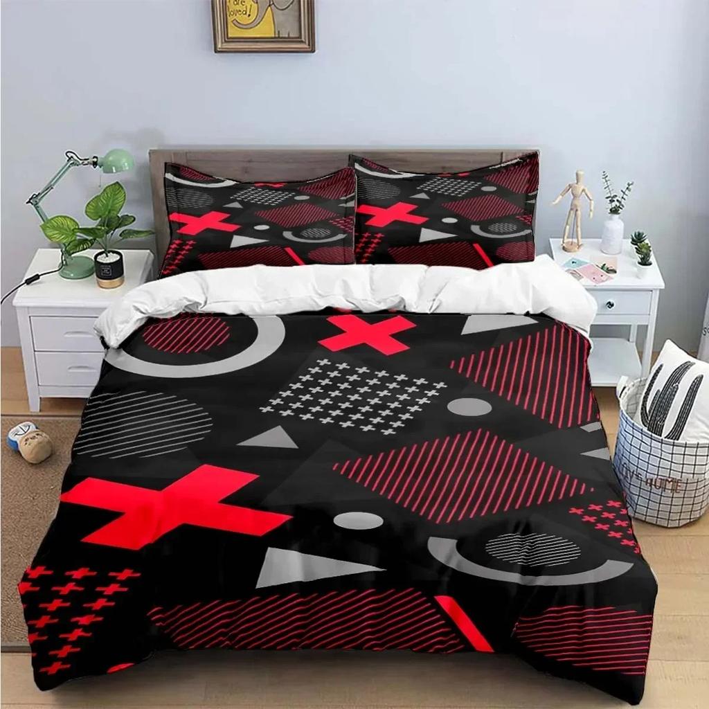 Gamer Controller Druck Bettwäschesets Exquisites Bettzubehör Set Bettbezug Bettdecke Set Bettwäscheset Luxus Geburtstagsgeschenk