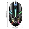 USB Kabelmaus Leuchtende Gaming-Maus Kabelgebundene Büromäuse für PC Desktop Laptop Computer Windows Ios