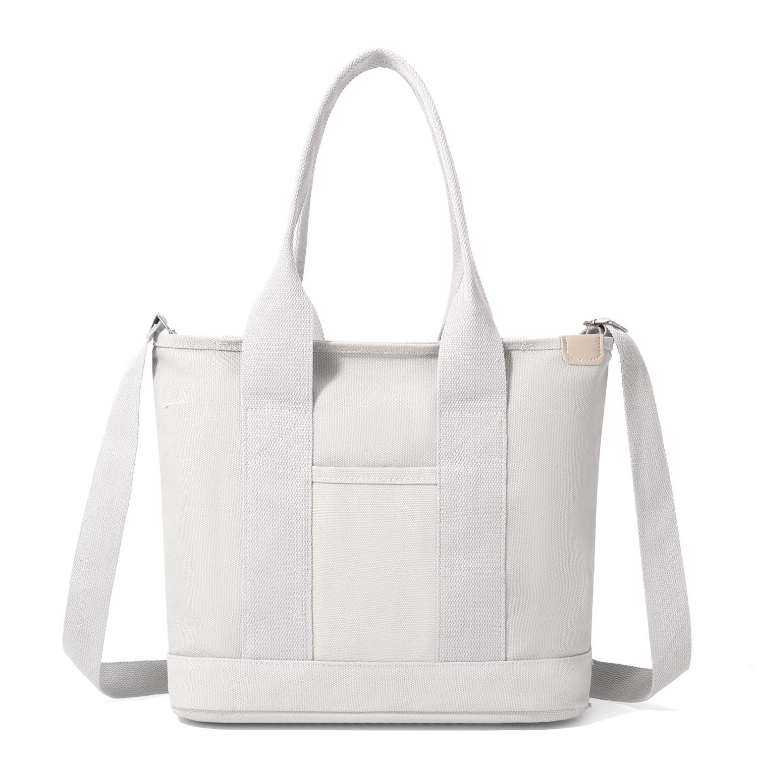 

Женская холщовая сумка-тоут в японско-корейском стиле, 16 унций: Одноплечевая, через плечо, сумка большой вместимости