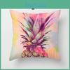 Tropical Fruit Painted Pineapple Pattern Pillowcase For Elegant Home Decor**