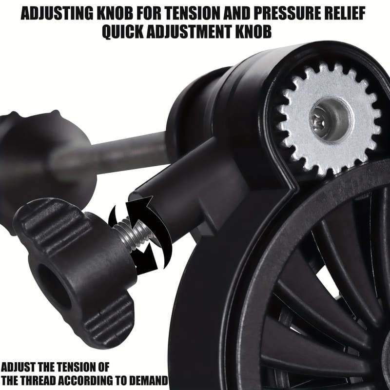 Two-way Fishing Line Winding Machine Fishing Adjustable Portable Bench Clamp Fishing Reel Light and Portable Adjustable Pressure Relief