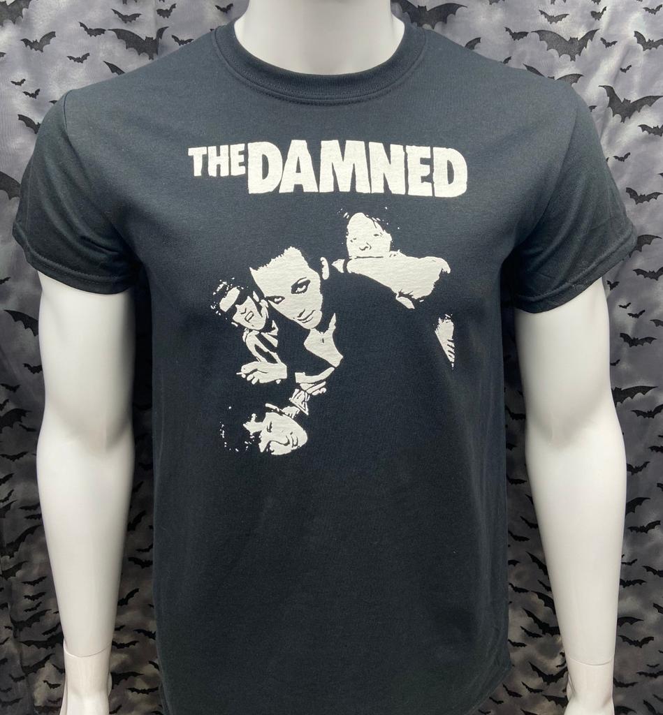 La Maglietta The Damned Punk Rock Goth Gotico Deathrock Dave Vanian New Rose Unisex