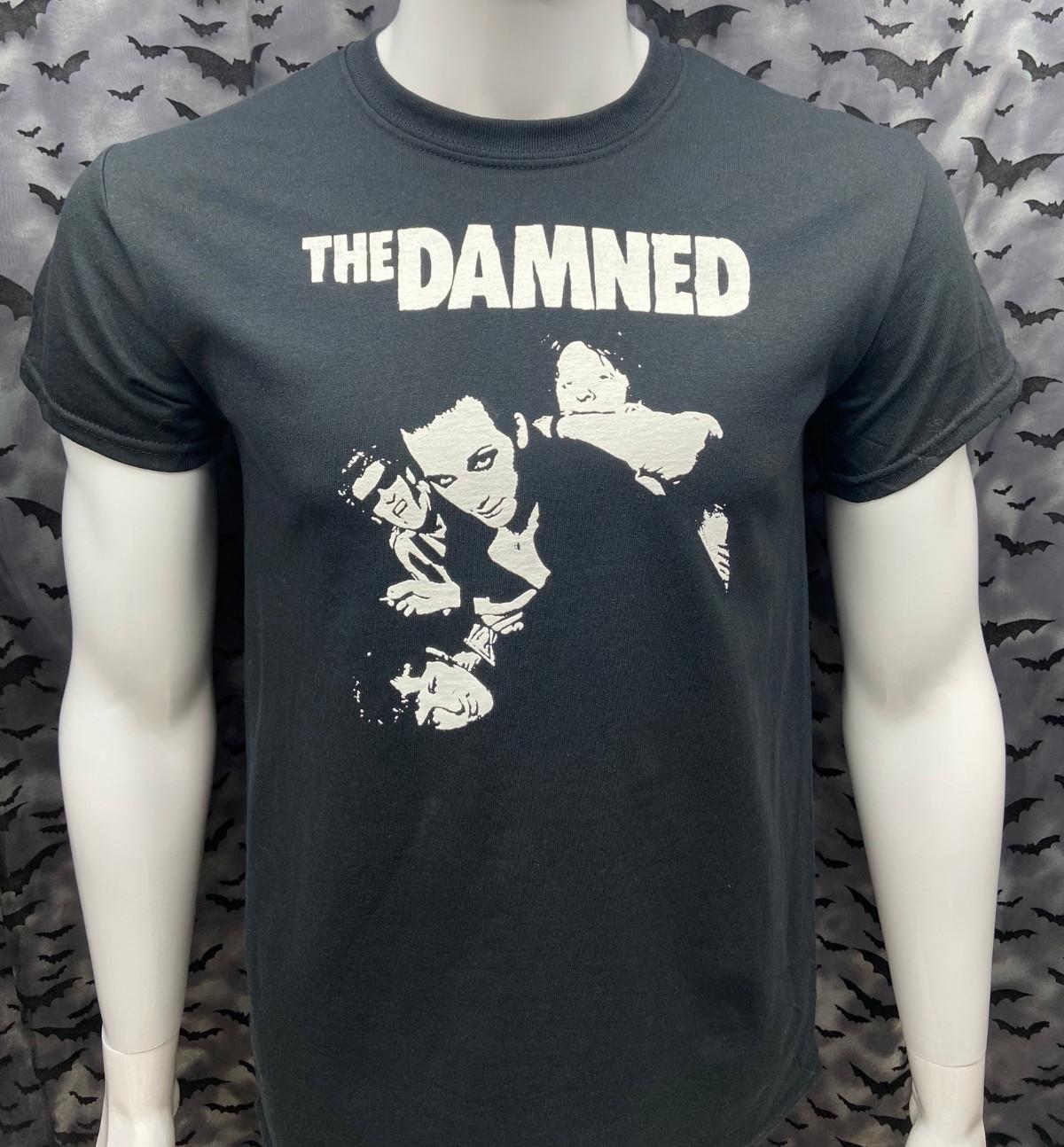 The Damned T-Shirt Mens Womens Tees Top Punk Rock Goth Gothic Deathrock Dave Vanian New Rose Unisex 4XL