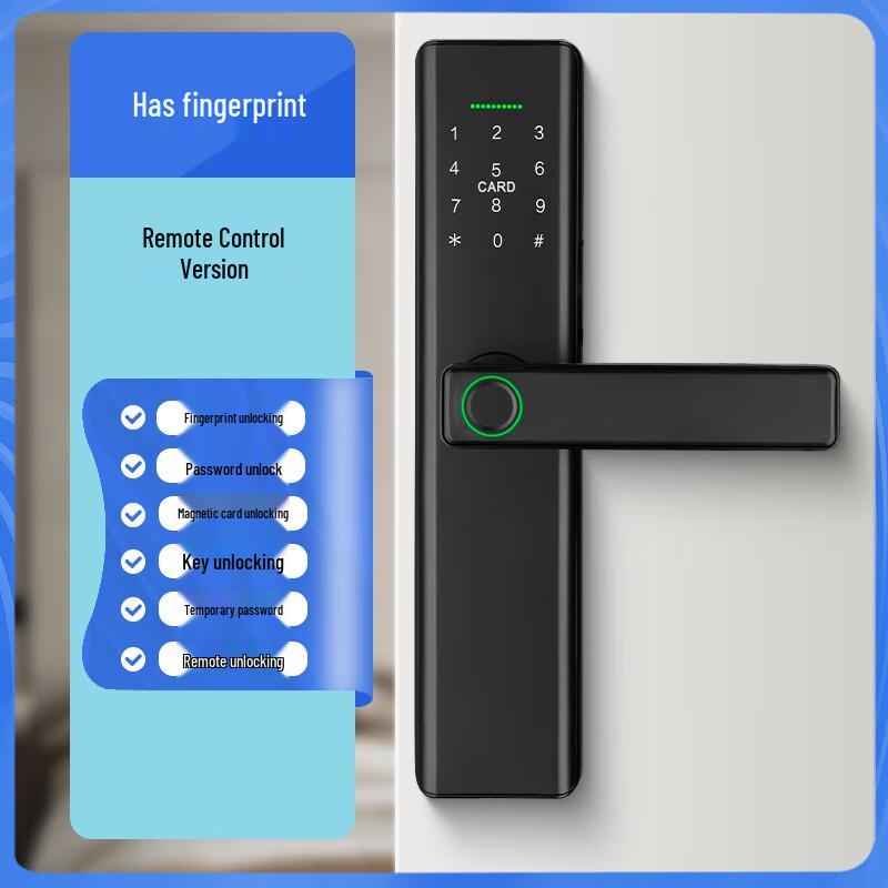ZHOUYUEHENGSHENG P12 Smart Fingerprint Password Door Lock