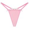 Thong female sexy hollow hot small chain pure cotton crotch breathable low waist women's underwear