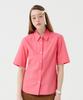 VOYONN Slim Fit Bio Cotton Short Sleeve Shirt Pink 0135