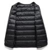 Winter Men's Woolen Coat Medium and Long Turn-over Collar Down Removal Liner Two Wear Woolen Coat Men's Coat