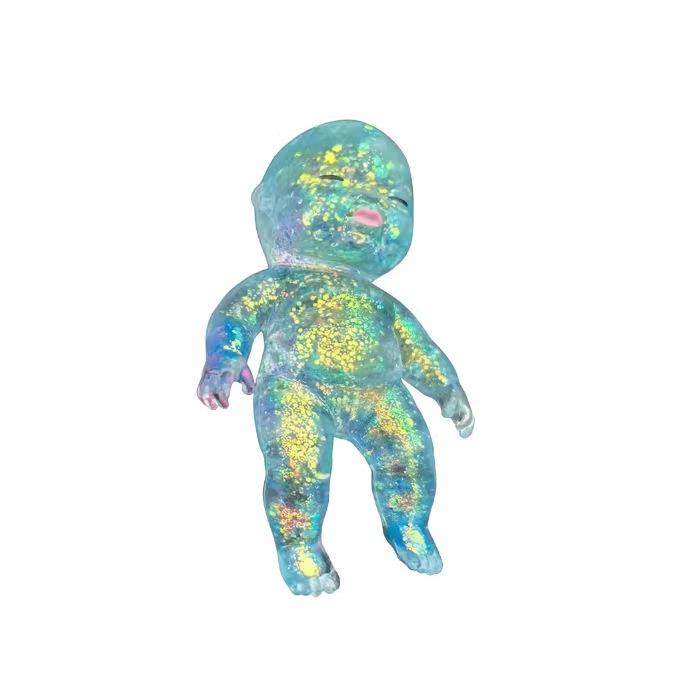 Crystal Decompression Doll: Natasha Squeeze Toy - Slow Rebound Black Figure