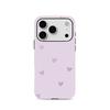 Light Purple Heart-shaped 2-in-1 Phone Case Suitable for iPhone 17 16 15 14 13 12 11 Pro/Max/Plus Anti Drop and Shockproof