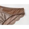 Damen Sexy Französische Spitze Ultra Dünn Niedrige Taille Slips Atmungsaktiver Baumwollzwickel Unterwäsche