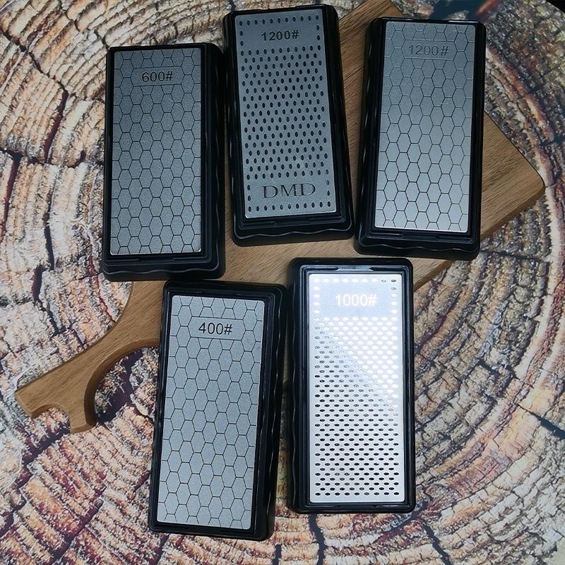Double-Side Base Diamond Sharpening Stone Whetstone Knife Kitchen Grit Chef Knife Grinding 400/600/1000/1200 Grit Sharpener