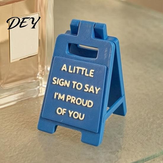 Engagement Party Table Decor Romantic Mini Desk Sign with I Love You/I Miss You/I'm Proud of You Text for Anniversary Valentine's Day Keepsakes