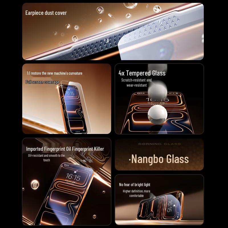 Biaoyi AR Enhanced Displayschutzfolie für iPhone 17 Pro Max