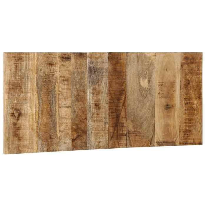 VidaXL Tête de lit 120 cm bois de manguier brut massif, panneau de tête de lit, tête de lit en bois massif, tête de lit 4017491