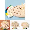 Wooden Childrens Color Memory Game For Early Education And Focus Development