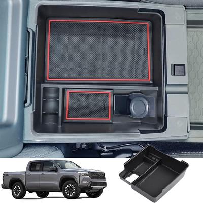 SixthSmoy Car Armrest Box Compatible with   2024 Nissan Frontier Center Console Tray Storage Organizer Accessories