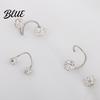 Sturdy Earring 1Pc Piercing Faux Crystal Tragus Studs