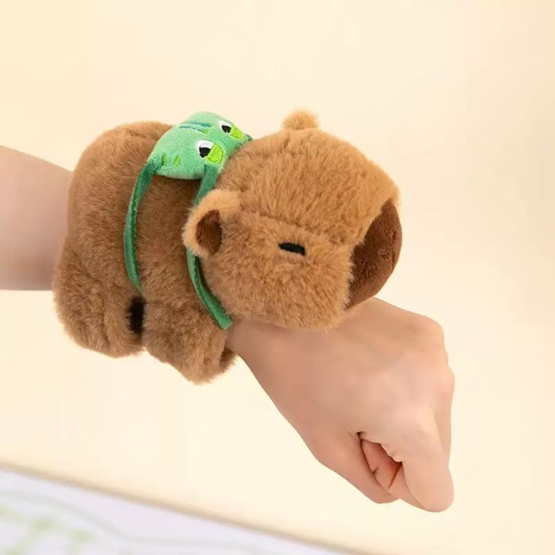 Dier Capybara Vos Polsband Pluche Poppen Speelgoed Zachte Polsband Kerstcadeaus