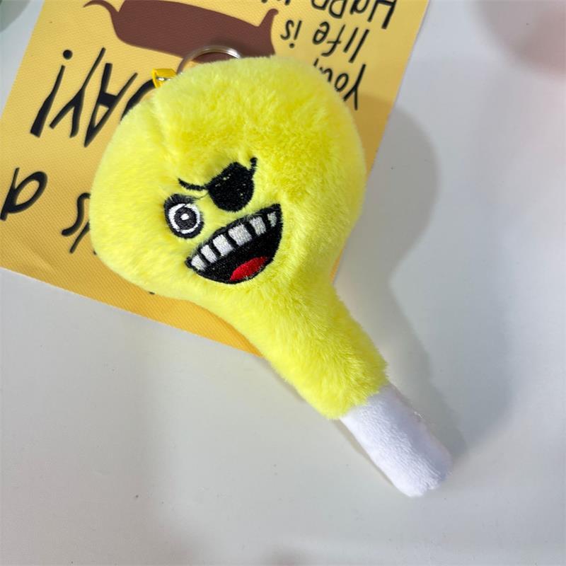 Creative Cute Funny Colorful Light Bulb Plush Doll Stuffed Toys Keychain Pendant Bag Charms Backpack Hang Ornaments Gift Keyring