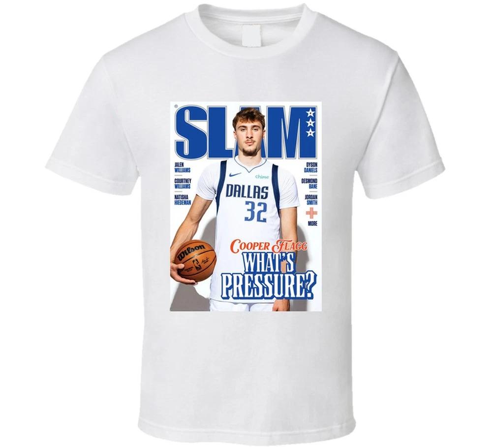 Cooper Flagg Slam Magazine Dallas Basketball Fan T Shirt S