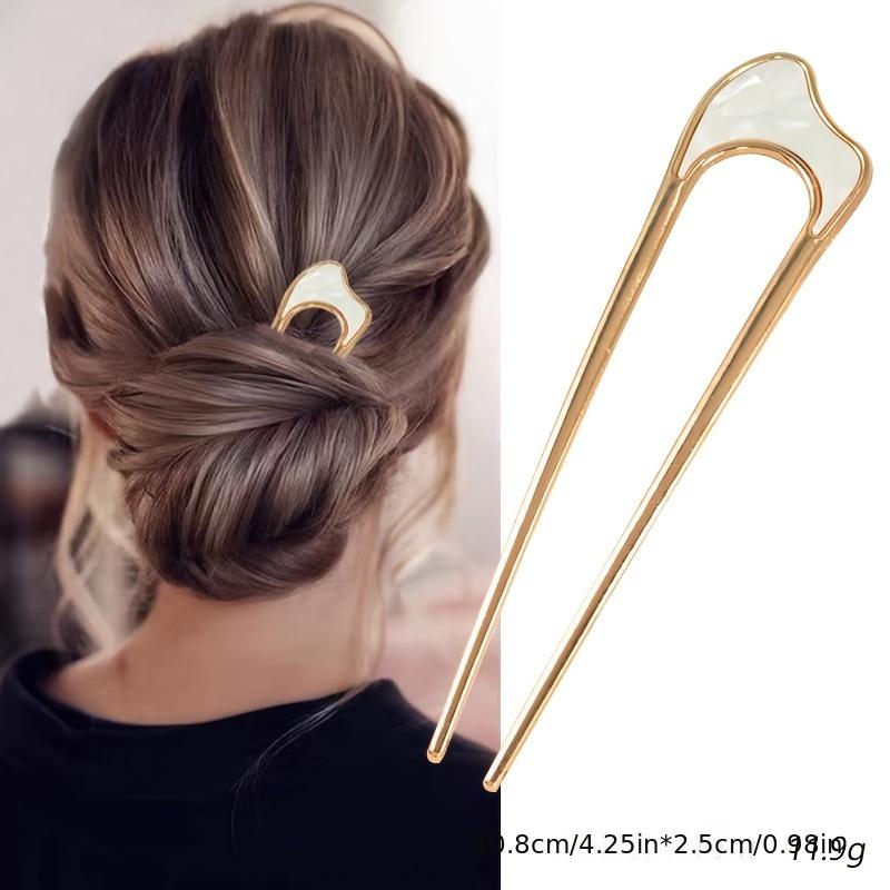 Forcine a U in Stile Francese Fermagli Vintage per Acconciature a Chignon Accessori per Capelli per Donne
