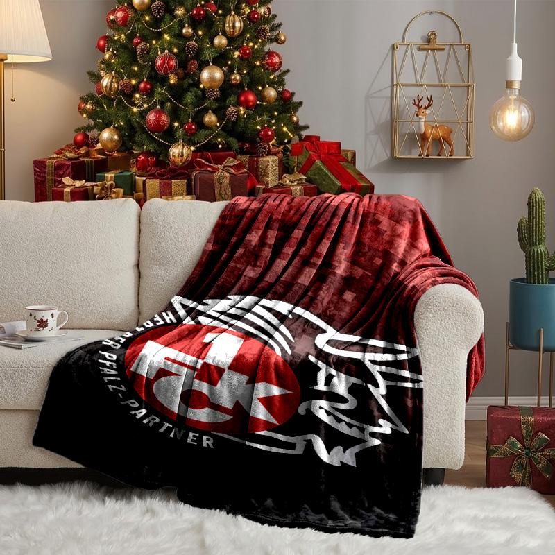 Coperta Kaiserslautern Leggera Ideale Coperta da Letto Perfetta per Viaggi, Campeggio, Soggiorni, Uffici, Divani, Ventilatore Regalo di Natale