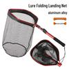 Telescopic Floating Landing Net with Lanyard - Portable Aluminum Alloy Fishing Gear