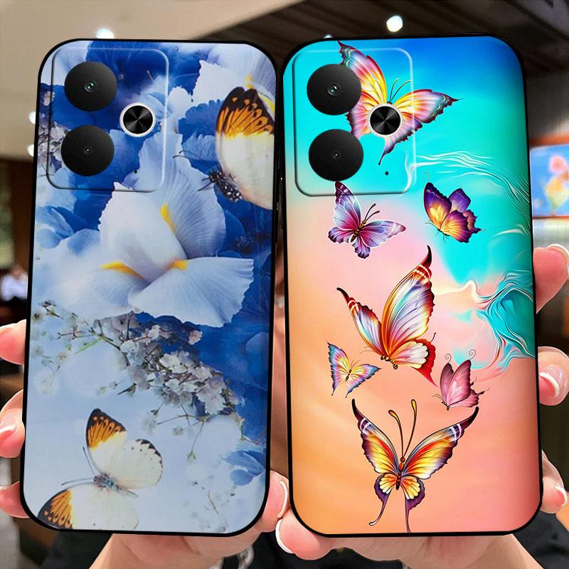 For Realme 14T 5G Case For Realme14T Phone Case Cover RMX5078 Shockproof Silicone Soft TPU Bumper 14 T Protective Matte Shell