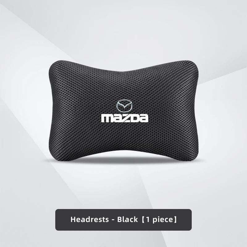 

2025 Горячий Комплект Автомобильных Сидений Mazda Ледяной Шелк Подголовник Поясничная Подушка Аксессуары Для CX3 CX9 3 6 CX5 2 MX5 RX8 MX3 5 Axela CX7 Demio Ate