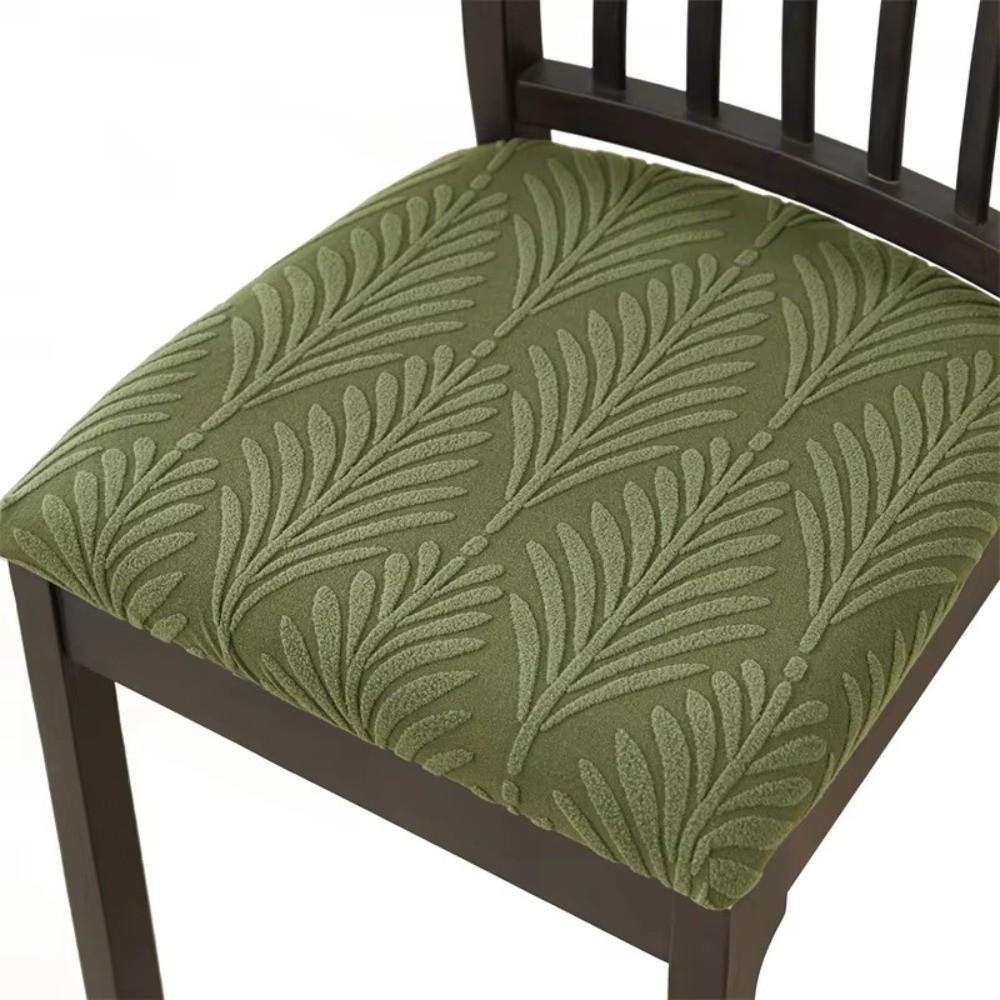 Jacquard Dining Chair Slipcover Anti-dirty Home Seat Cover Seat Case For Hotel Kitchen Party