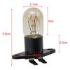 2A 250V 25W Microwave Oven Bulb High Temperature Resistant Microwave Oven Bulb Household  Clear Glass Refrigerator Lighting Bulb