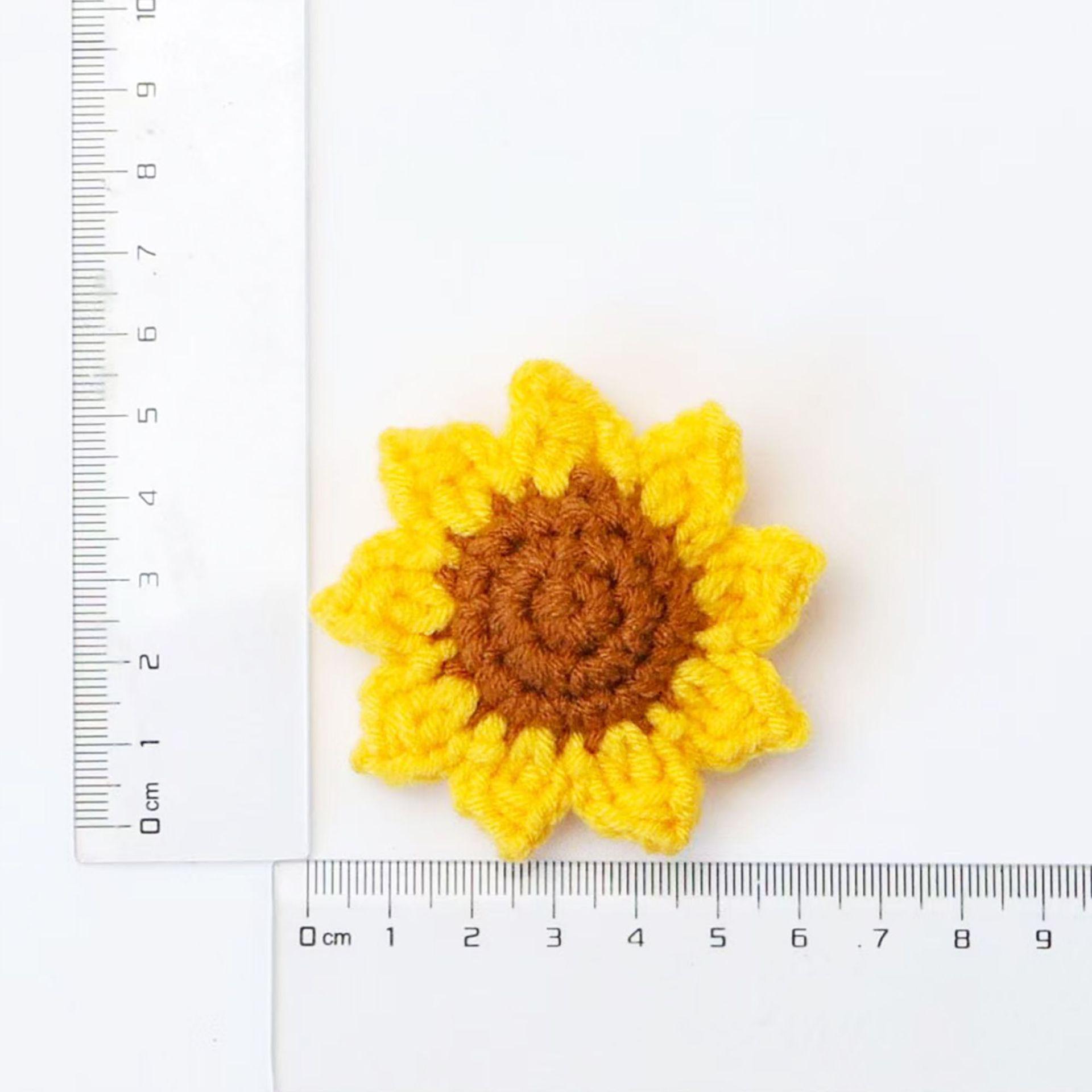 

Handcrafted Knitted Sunflower Bouquet - Teacher s Day Gift