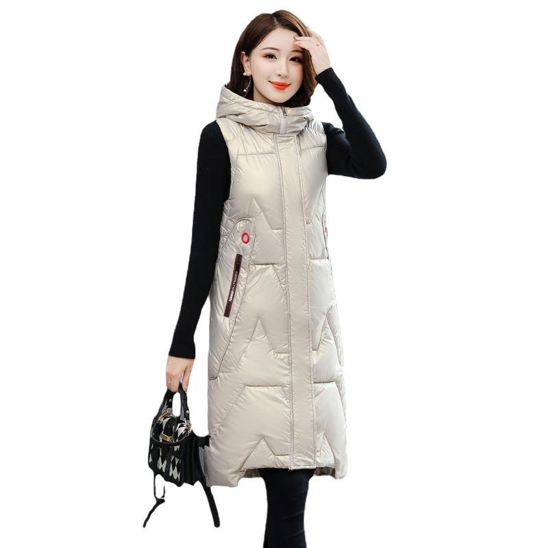 Large 5XL Autumn and Winter New Down Waistcoat Women Down Vest Winter