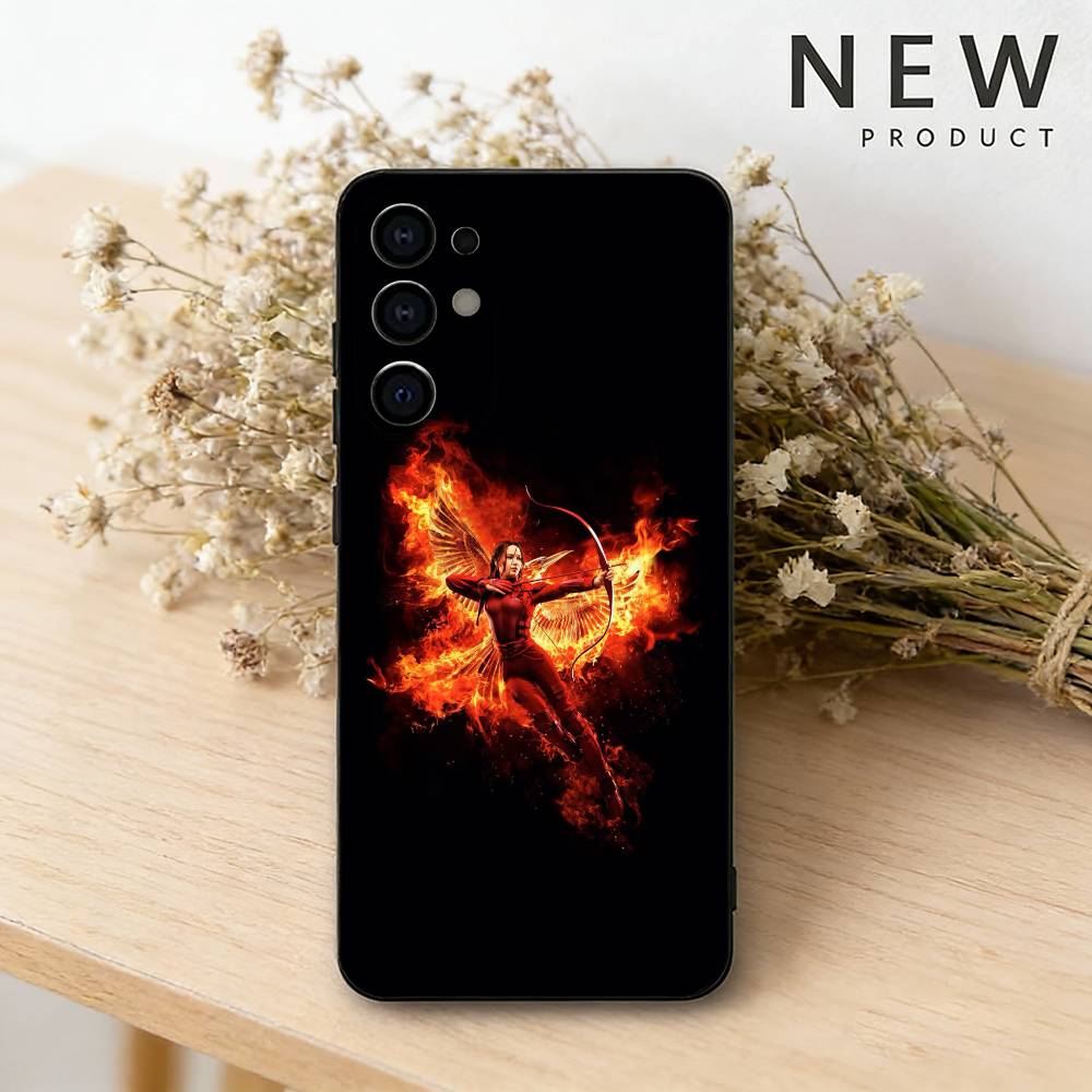 The H-Hunger Games Phone Case For Samsung S26,25,24,21,22,23,30,20,Ultra,Plus,Fe,Lite Black Soft Cover