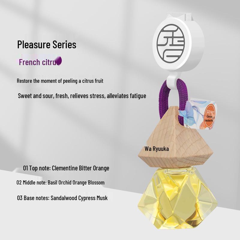Wa Liu Xiang Car Air Freshener Pendant: Long-lasting Aromatic Fragrance and High-end Gift