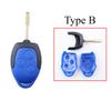 3 Bottons Metal Car Key Cover Fob Case Shell For Ford Focus Mk2 Mk7 Mk5 Mk6 Fiesta Fusion Mondeo Mk3 Transit Street Ka