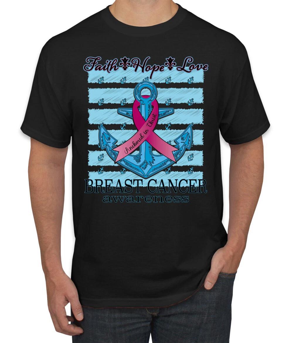 Faith Hope Love Anchor Men T- Shirt M