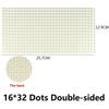 Single Double Sided Building Plates 32X32 16X16 16X32 Dots Diy Simulated Scene Building Block Base Compatible With Major Brands