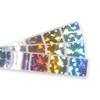 Scratch-off Stickers Square 20x20mm Holographic X10