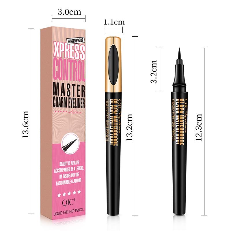Black Liquid Waterproof Eyeliner Smooth Long Lasting Eyeliner Pencil Women Beauty Makeup