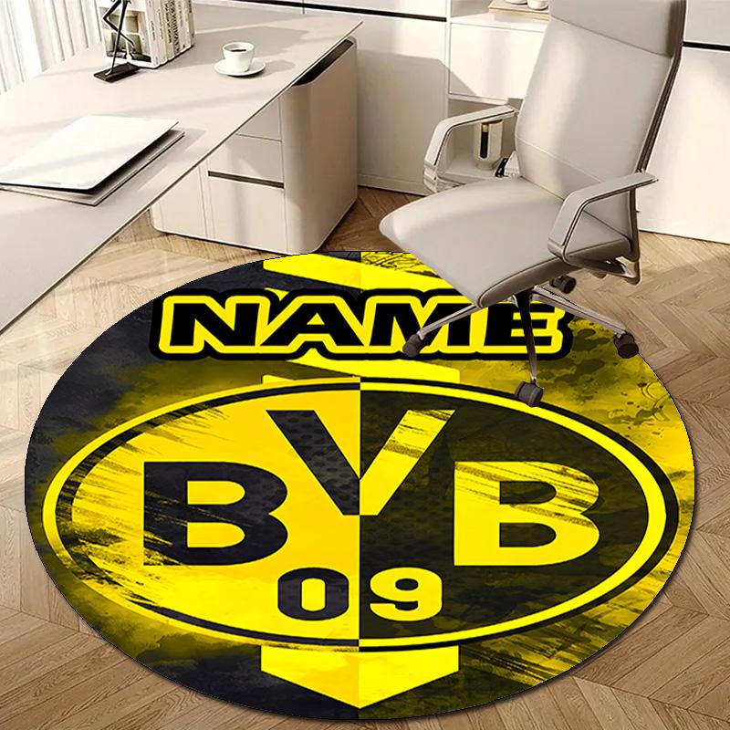 Personalized B-BVB Round Chair Office Rug - Perfect for Mat, Office Chair & More - Ideal Gift for Birthdays and Holidays