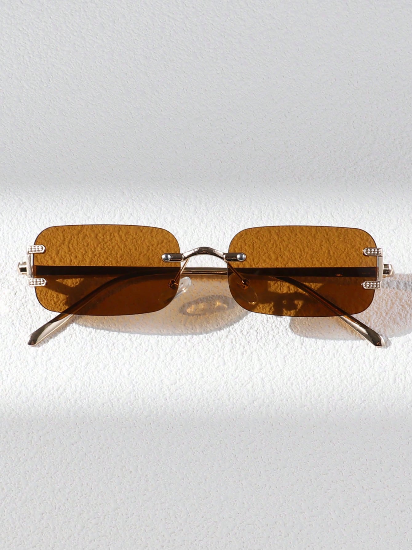 

Men s rimless fashion glasses, a great choice for outdoor leisure in summer, a perfect gift for friends
