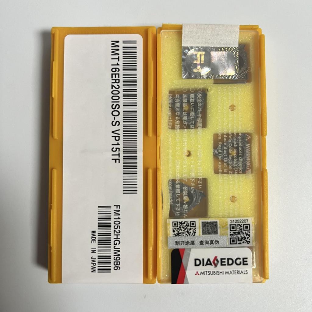 Mitsubishi / MMT16ER200ISO-S VP15TF / Carbide CNC Blade 10 Pcs