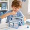 Large Capacity Pen Bag Multi-Pockets Stationery Bag Durable Pencil Case