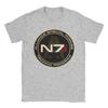 Mass Effect N7 TShirt Couple  Streetwear TShirts Summer O Neck Harajuku Tee Shirt Wholesale Oversize Tops