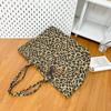 Mode Nylon Riegel Produktdesigner Tragetasche Panthermuster Trendige Schultertasche Weiche Vielseitige Pendlerhandtasche
