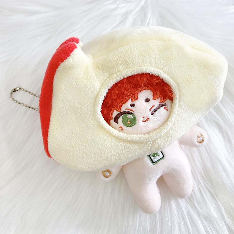 Bunny and Apple Plush Toy Cap (10cm) [Item]