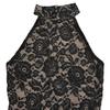 Women's Sexy Halter Lace Sleeveless Split Dress - European/American Fashion
