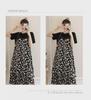 Plus Size Floral Two-Piece Long Skirt Dress - Slimming, Belly-Covering Design for Summer